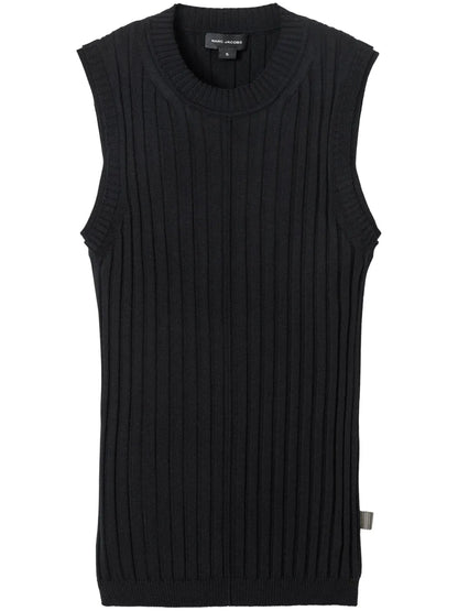 Ribbed-Knit Merino Wool Top
