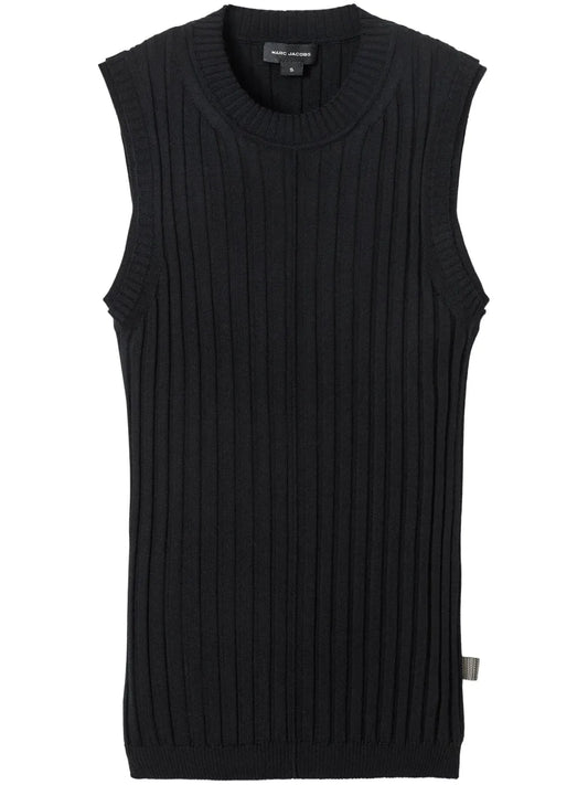 Ribbed-Knit Merino Wool Top