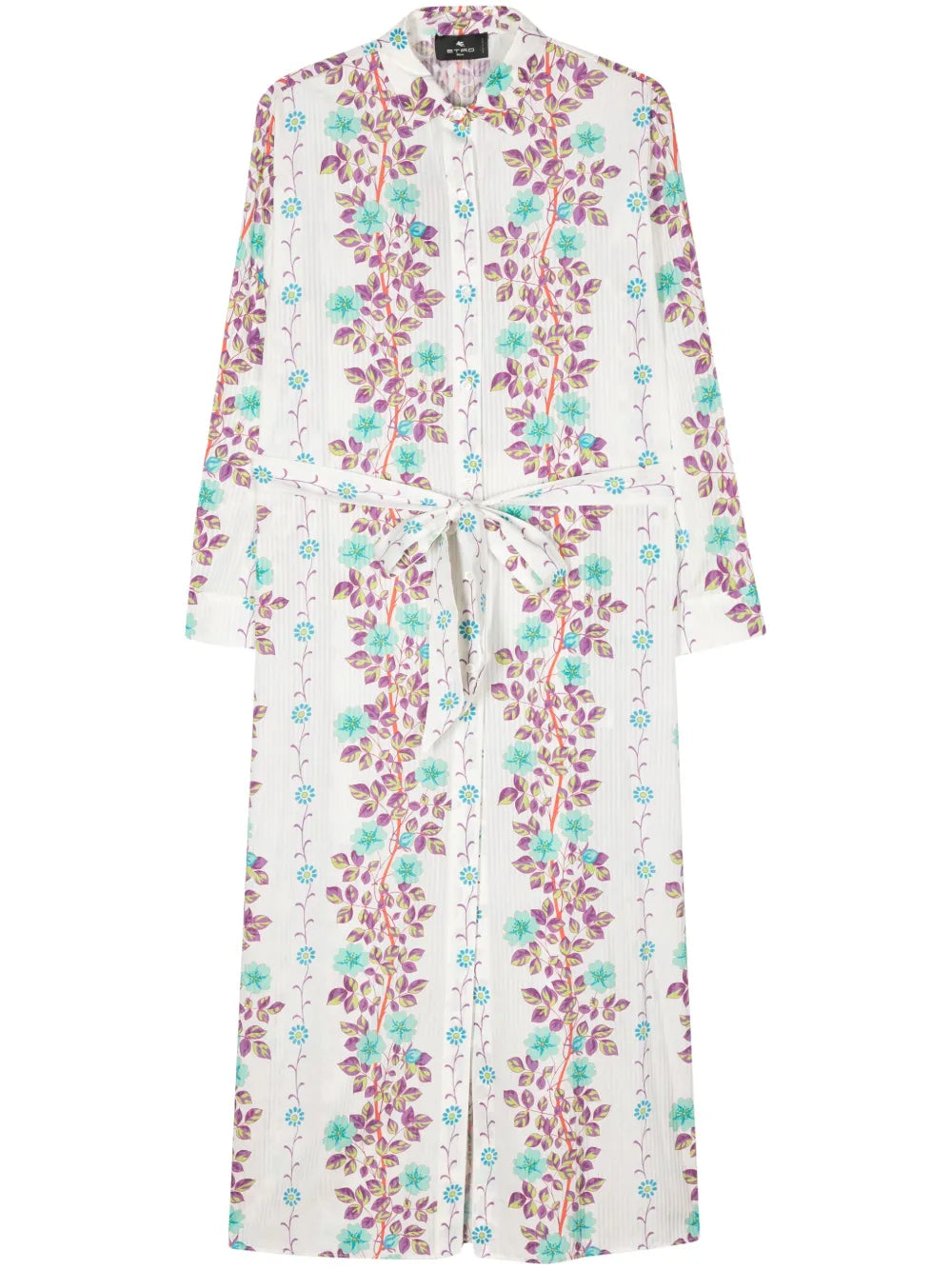 Floral-Print Shirtdress
