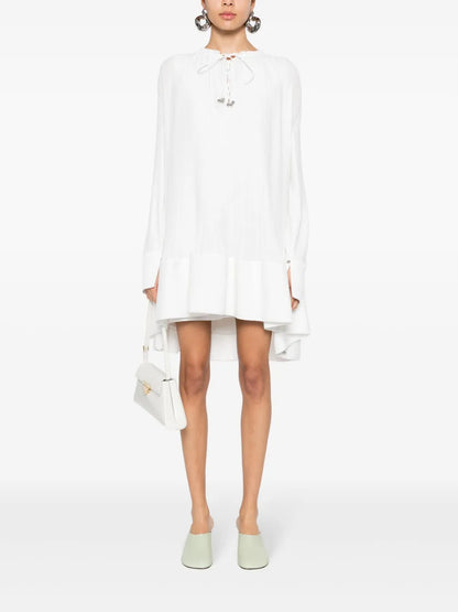 Pleated Mini Dress