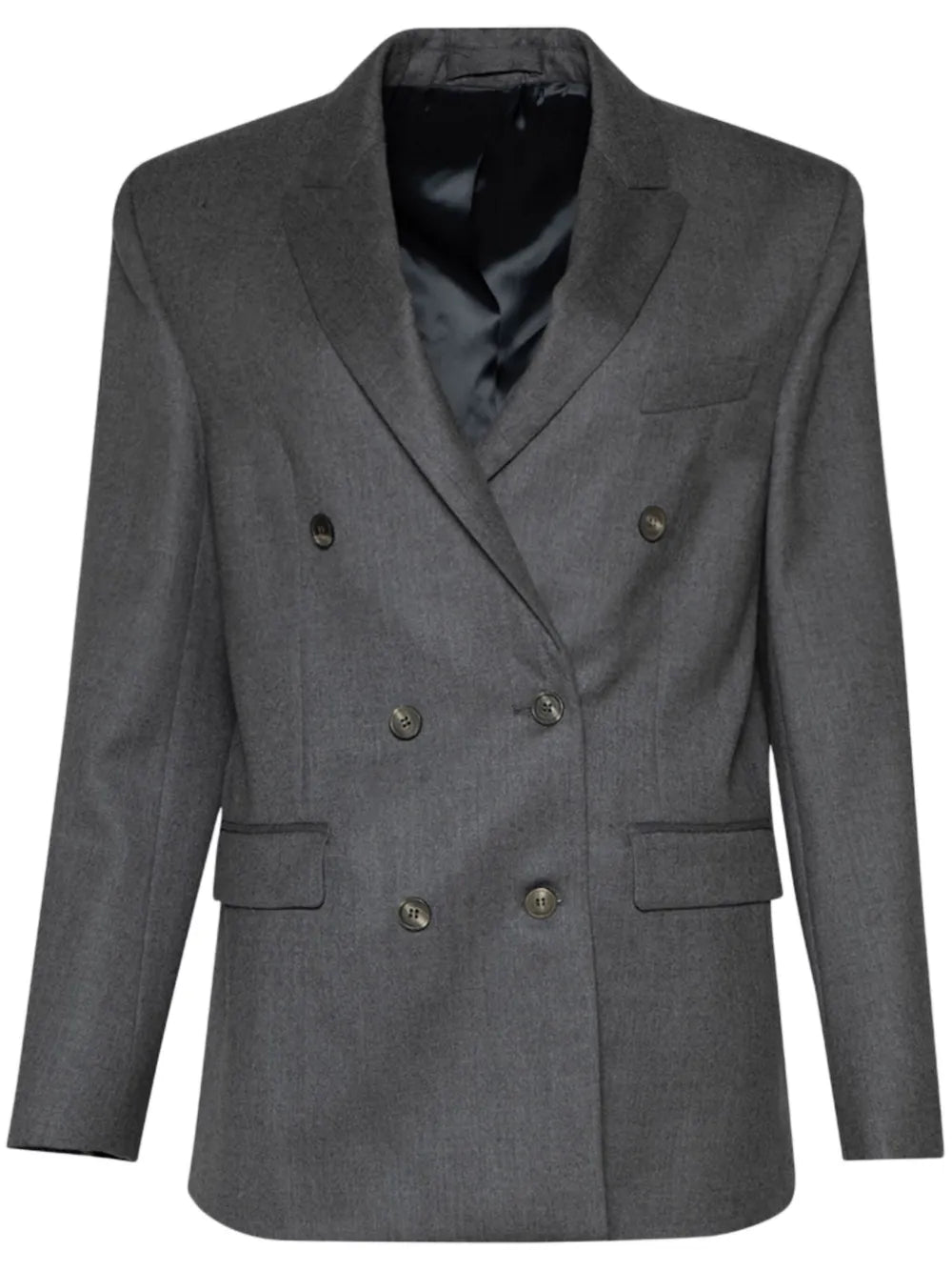 Double-Breasted Virgin Wool Blazer