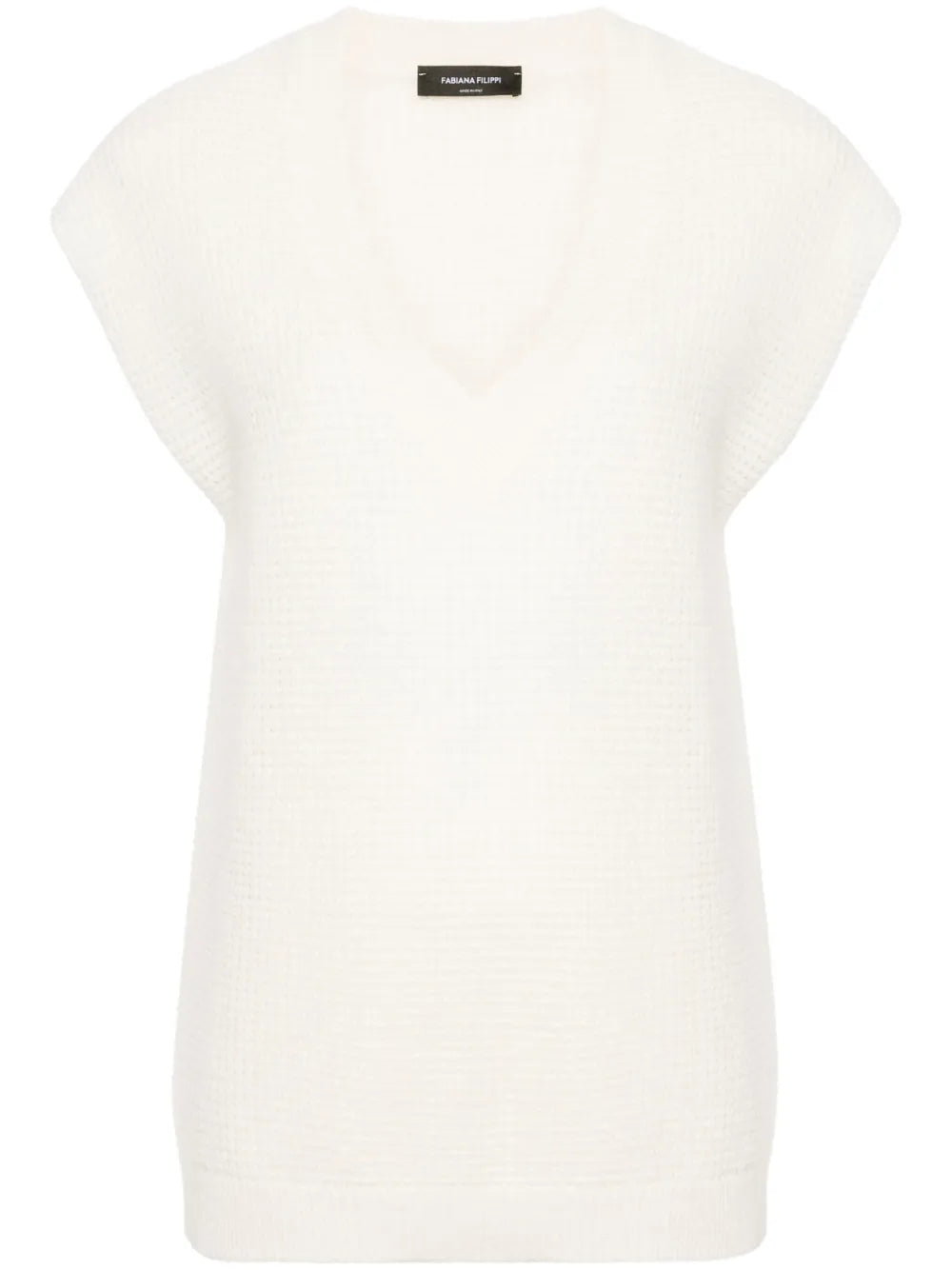 V-Neck Knitted Vest