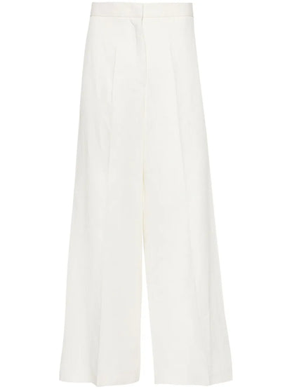High-Waist Wide-Leg Trousers
