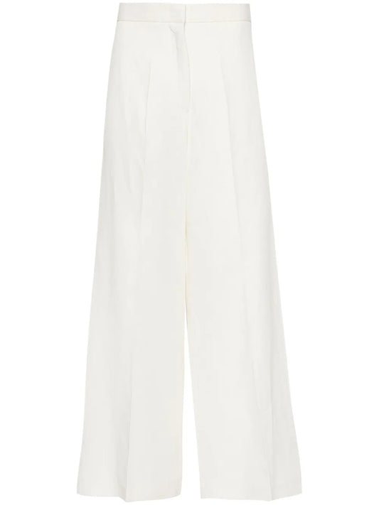 High-Waist Wide-Leg Trousers