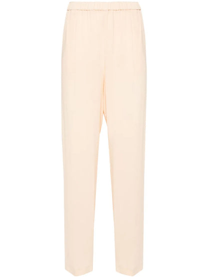 High-Waist Straight-Leg Trousers