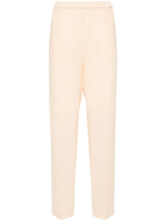 High-Waist Straight-Leg Trousers