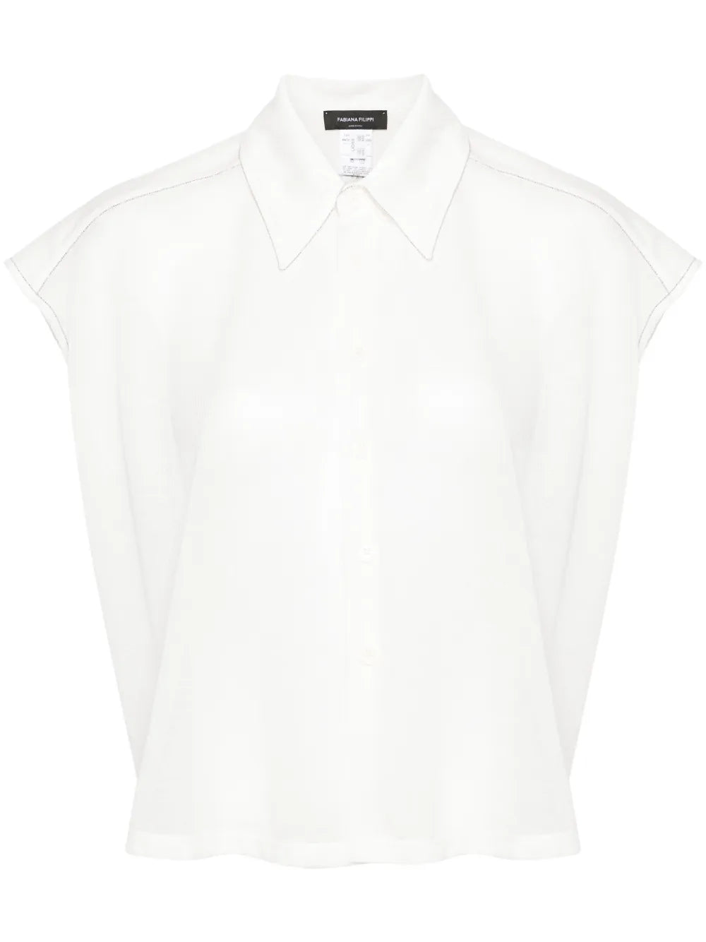Fine-Knit Sleeveless Shirt