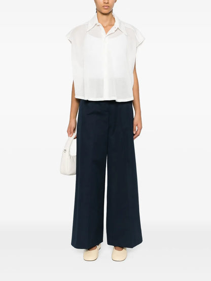 Fine-Knit Sleeveless Shirt