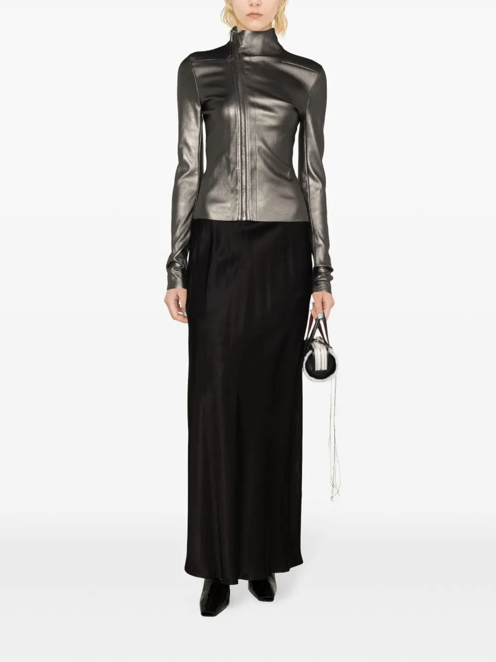 Gary Metallic-Leather Jacket