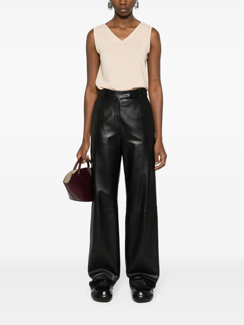 Georgette-Crepe Top