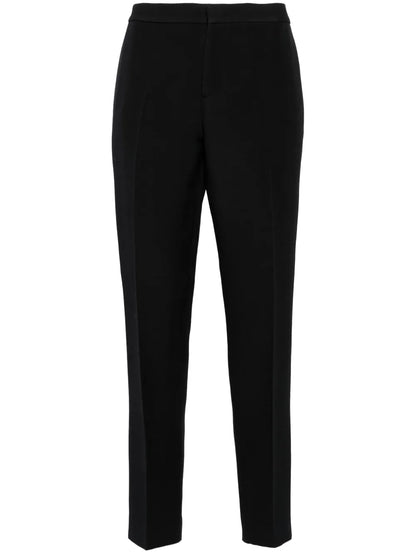 Mid-Rise Slim Trousers