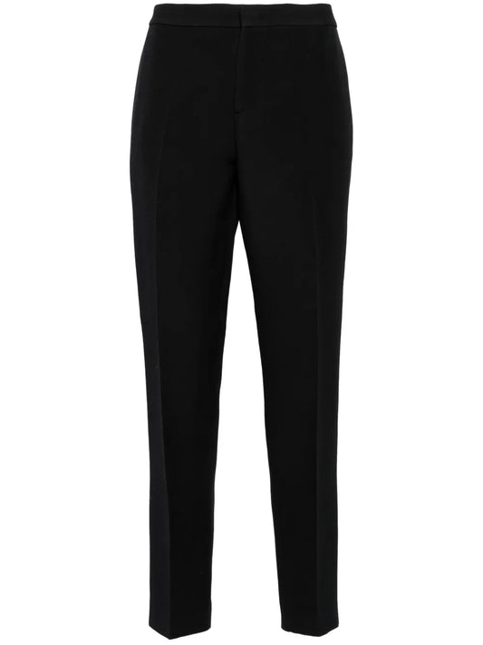 Mid-Rise Slim Trousers