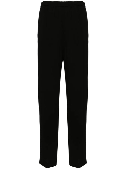 High-Waist Straight-Leg Trousers