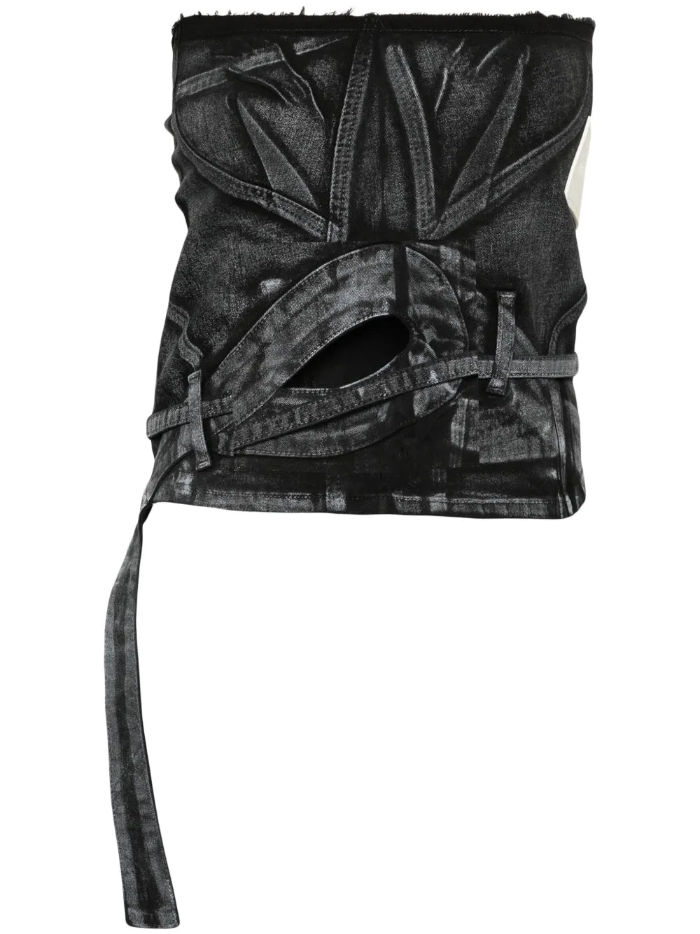 Zip-Detail Tube Top