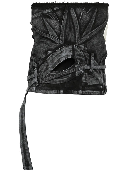 Zip-Detail Tube Top