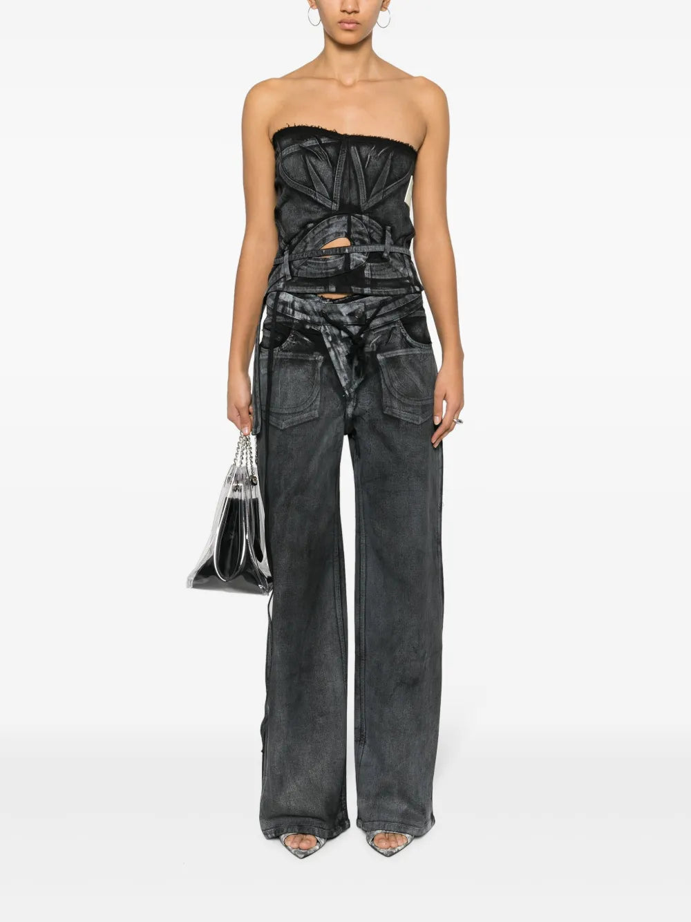 Zip-Detail Tube Top