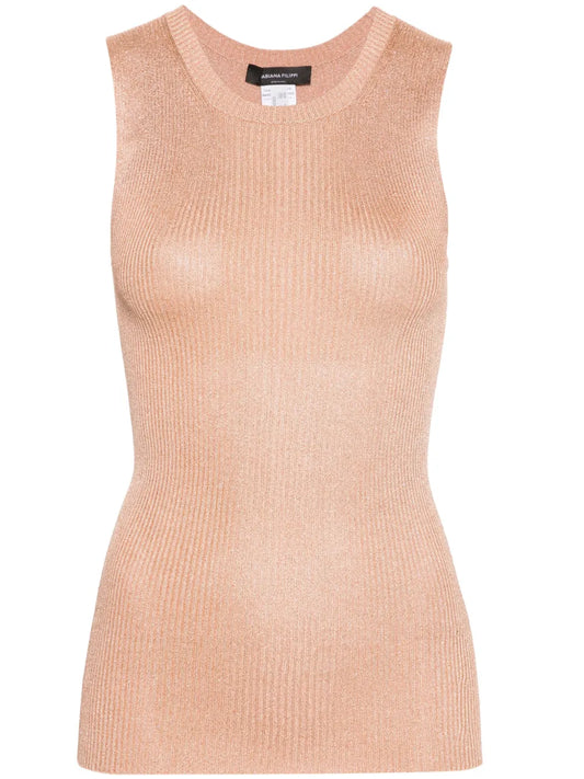Lurex Ribbed Tank Top