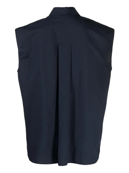 Broderie Anglaise Sleeveless Shirt