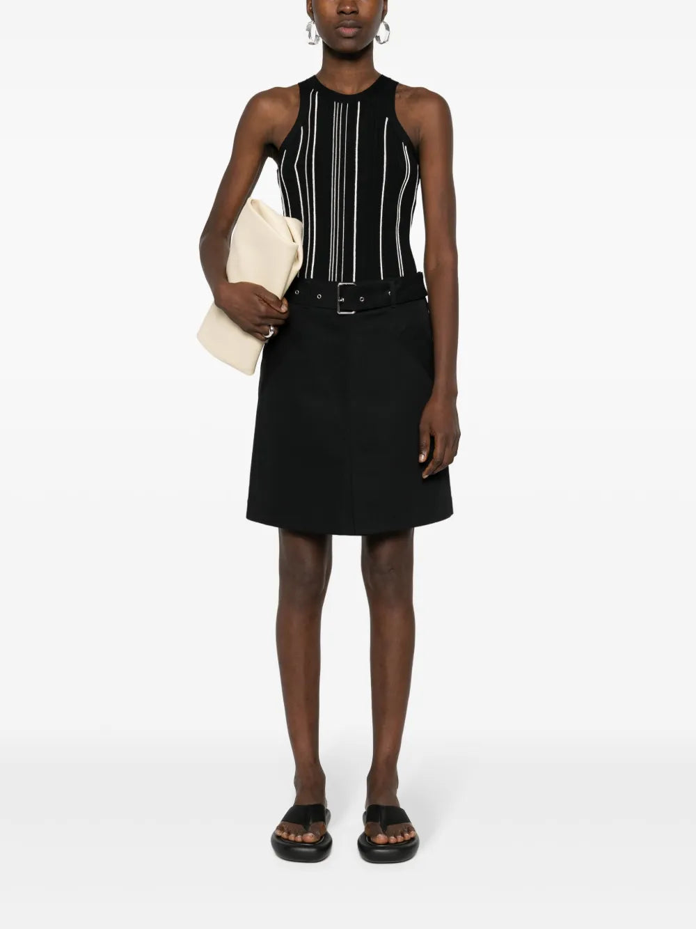 Trench Cotton Skirt