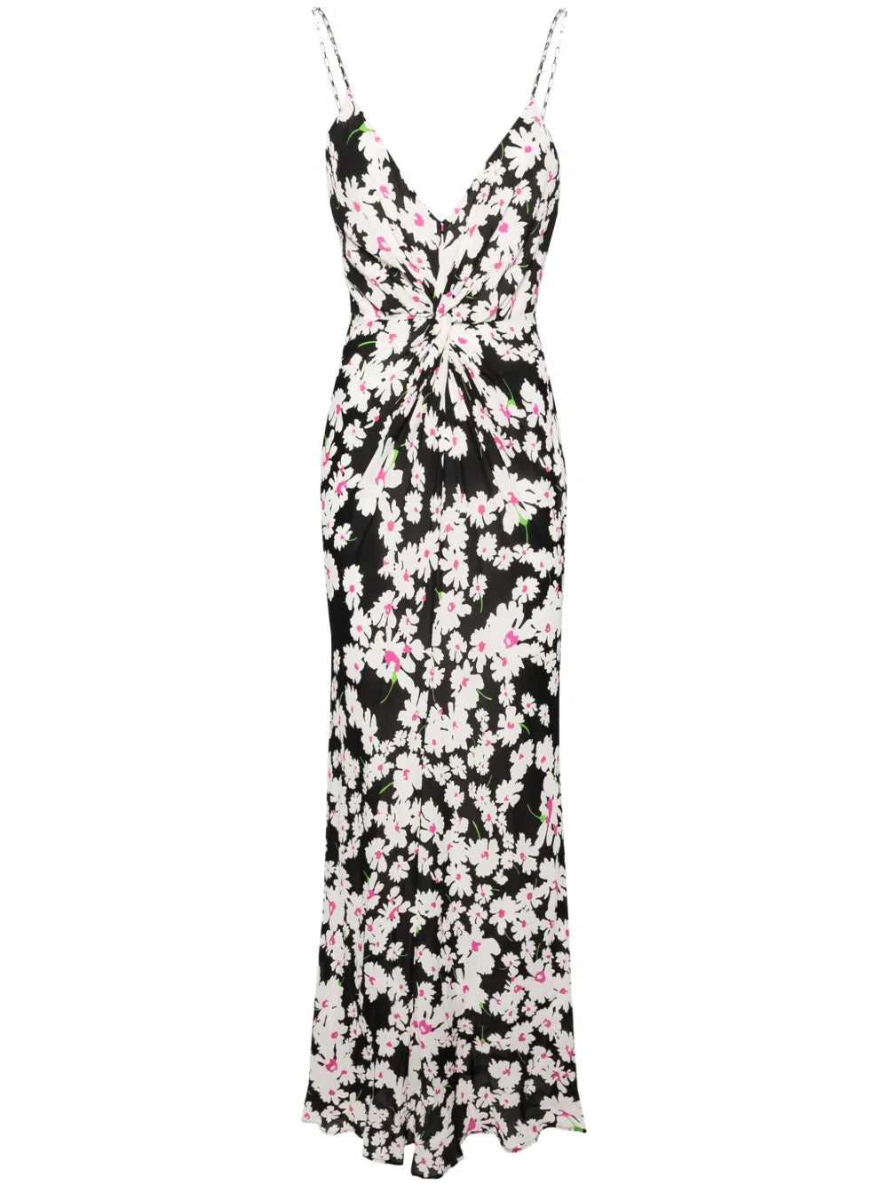 Floral-Print Crepe Maxi Dress