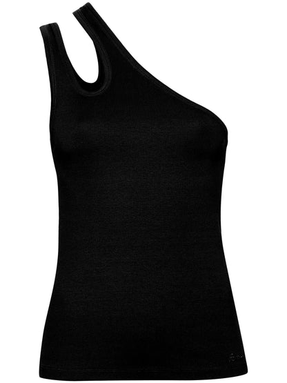 Scoop-Neck Ribbed-Knit Tank Top