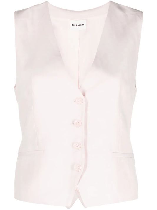 V-Neck Tailored Waistcoat