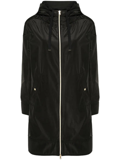 Zip-Up Hooded Coat