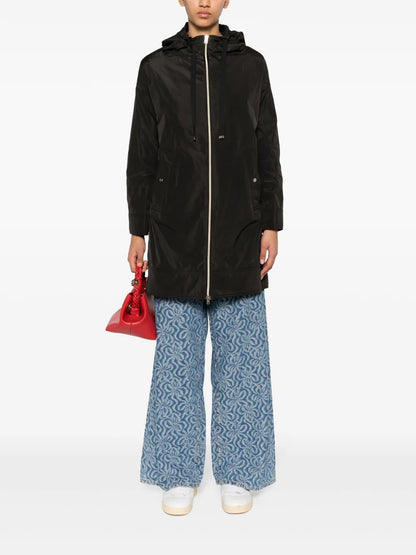 Zip-Up Hooded Coat