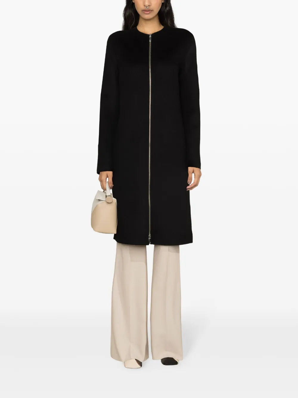 Felted Zip-Up Coat