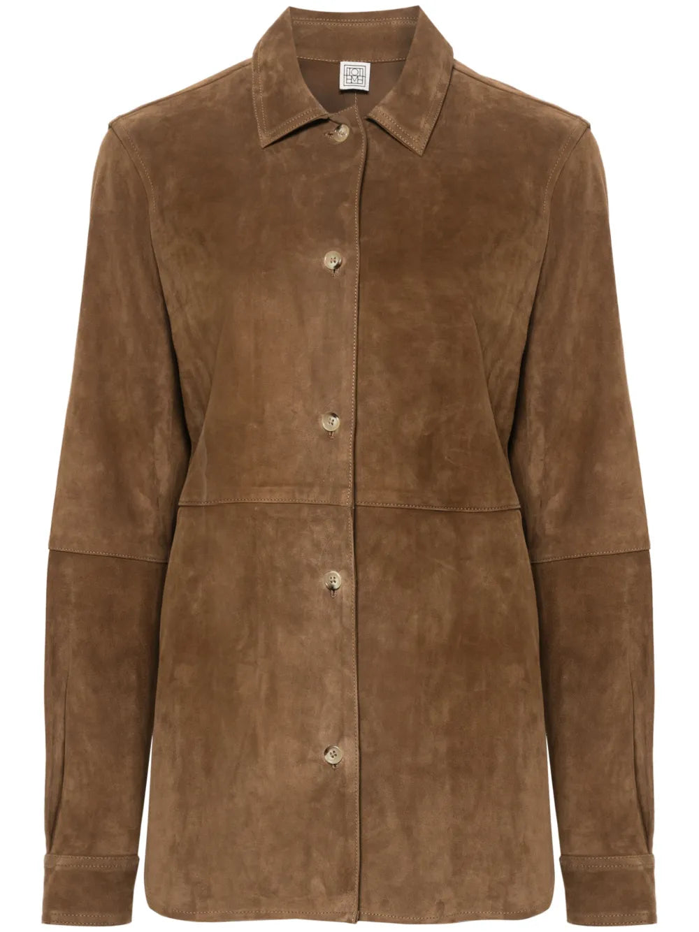Suede Panelled Shirt