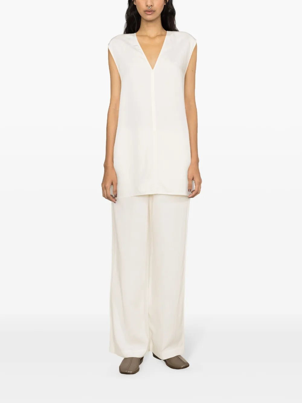 Fluid Drawstring Trousers