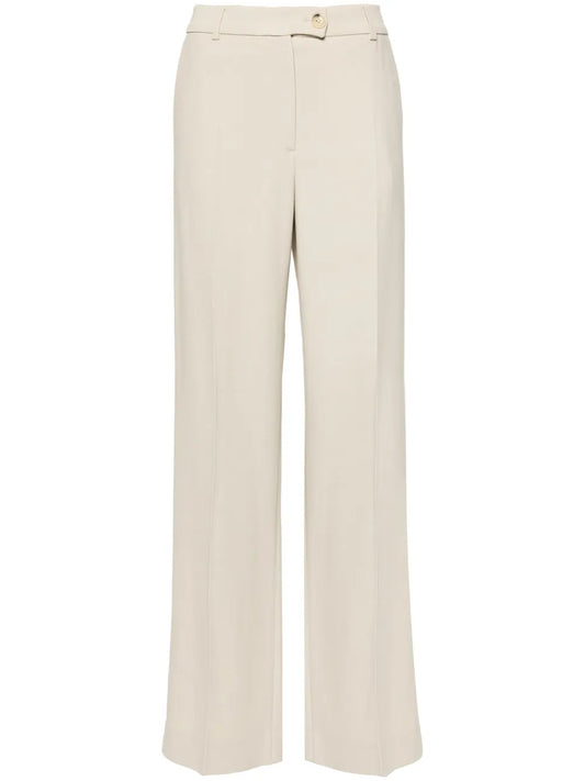 Straight-Leg Tailored Trousers