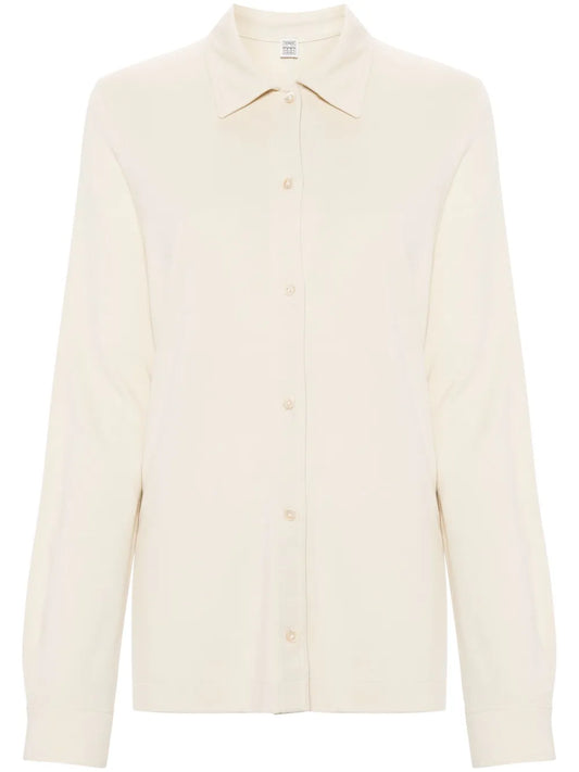 Jersey Button-Up Shirt