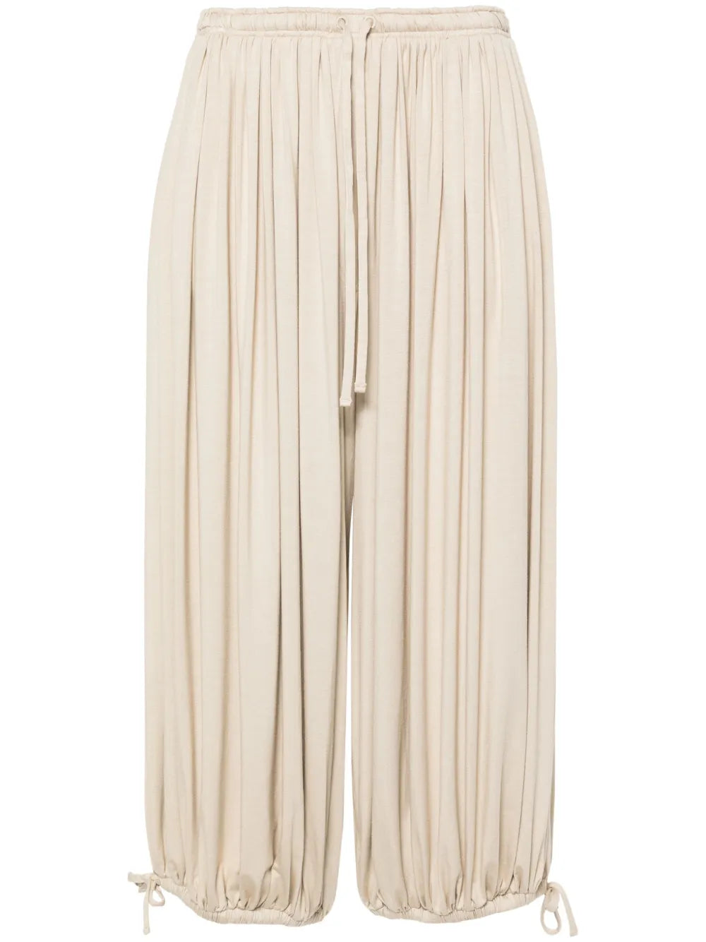 Gathered Jersey Trousers