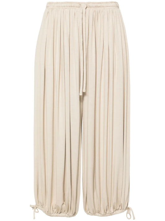 Gathered Jersey Trousers