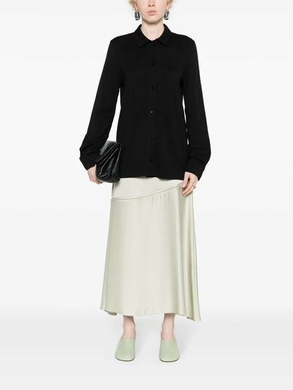 Jersey Button-Up Shirt