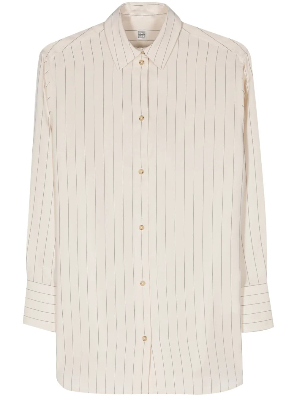 Pinstriped Buttoned Shirt