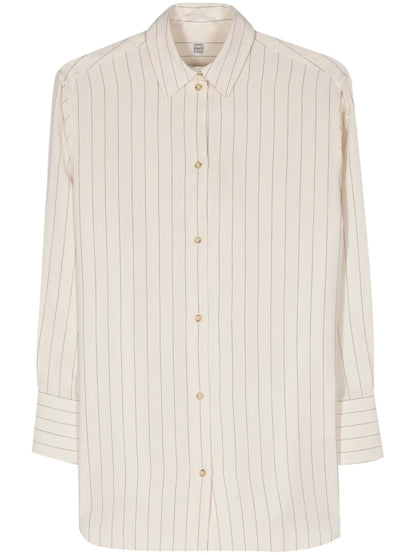 Pinstriped Buttoned Shirt