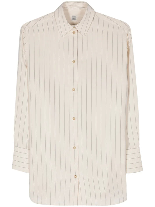 Pinstriped Buttoned Shirt