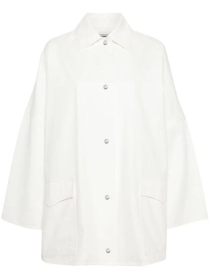 Organic-Cotton Shirt Jacket