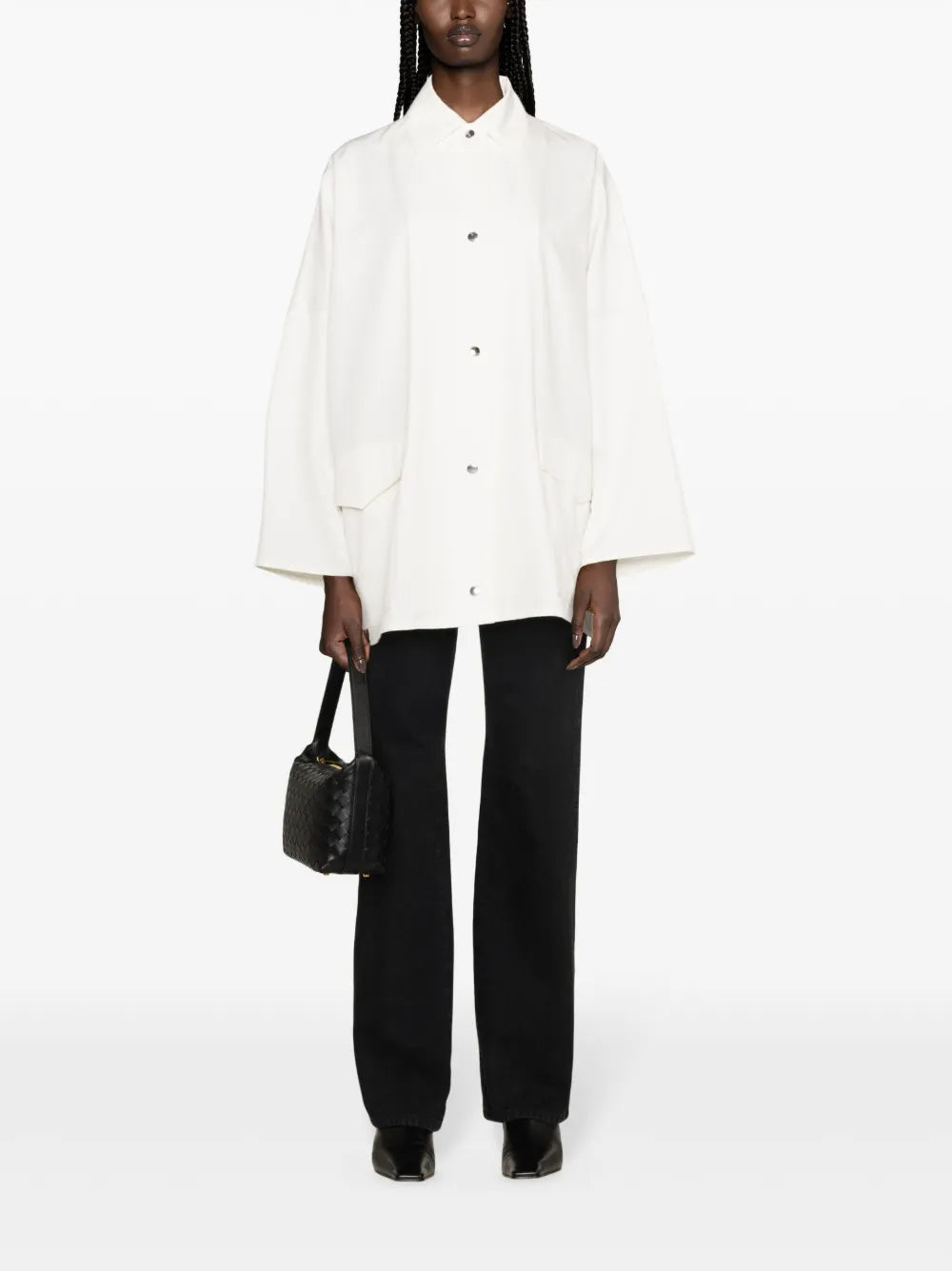 Organic-Cotton Shirt Jacket