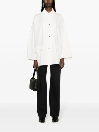 Organic-Cotton Shirt Jacket
