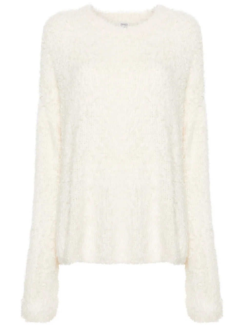 Brushed-Effect Silk Jumper