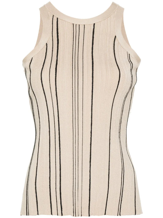 Braid Ribbed Tank Top