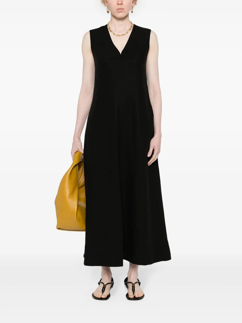Shantung Midi Dress