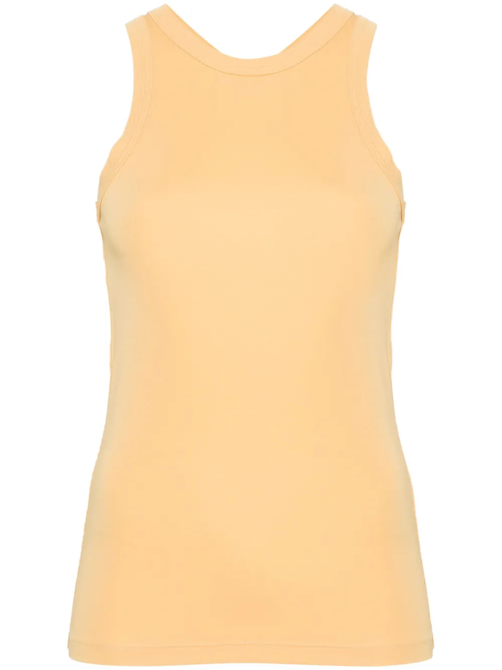 Sleeveless Crepe Tank Top
