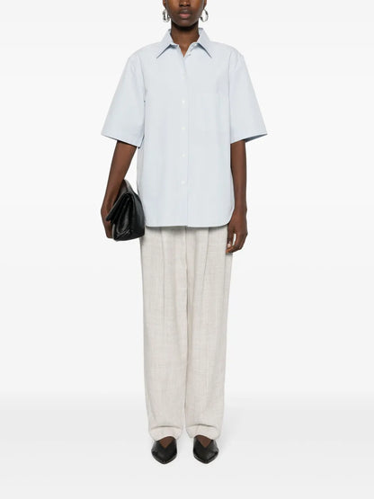 Short-Sleeve Poplin Shirt