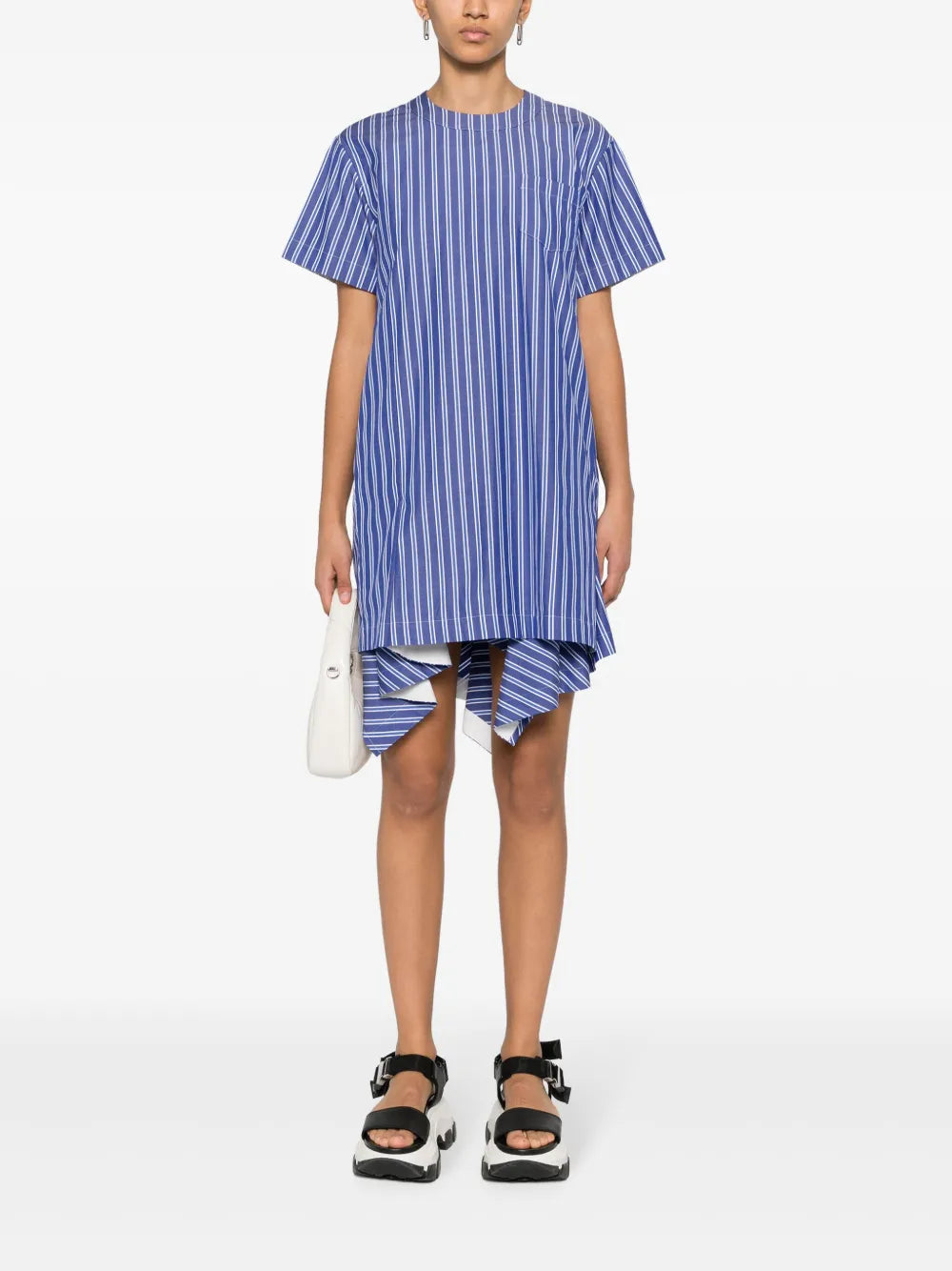 Asymmetric-Hem Dress