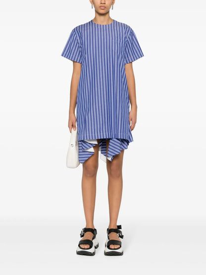 Asymmetric-Hem Dress