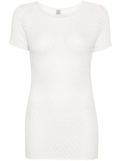 Crochet Short-Sleeved Top